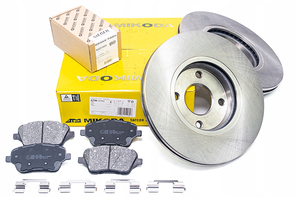 фото №1, Тормозные диски тормозные колодки перед ford transit courier od 2014r.