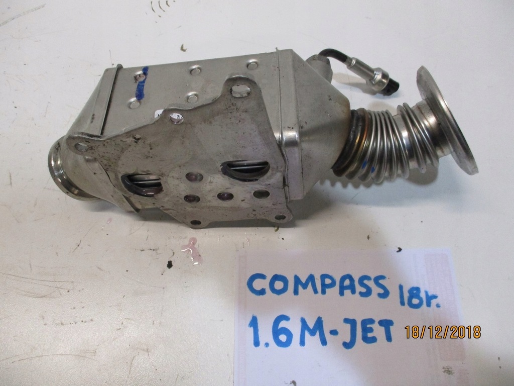 фото №4, Радіатор вихлопних газів jeep compass 18r 1,6mjet 55268286