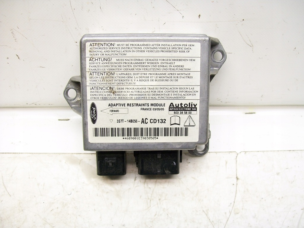 фото №1, Датчик модуль подушка безпеки ford mondeo mk3