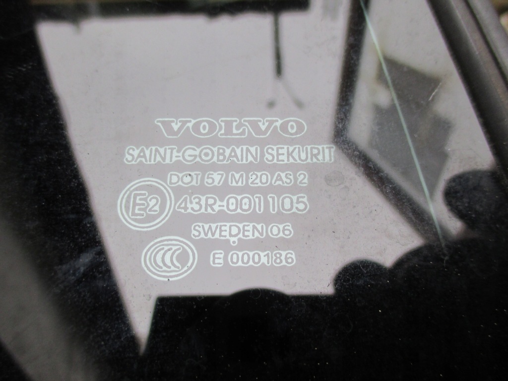 фото №6, Стекло правый задняя треугольник volvo s80 ii 2006-2009r
