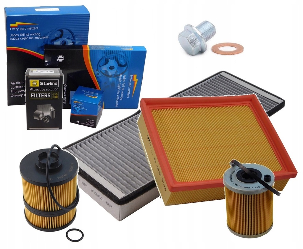 фото №1, 4 x фільтр набір renault espace 4 iv 3.0dci kraft