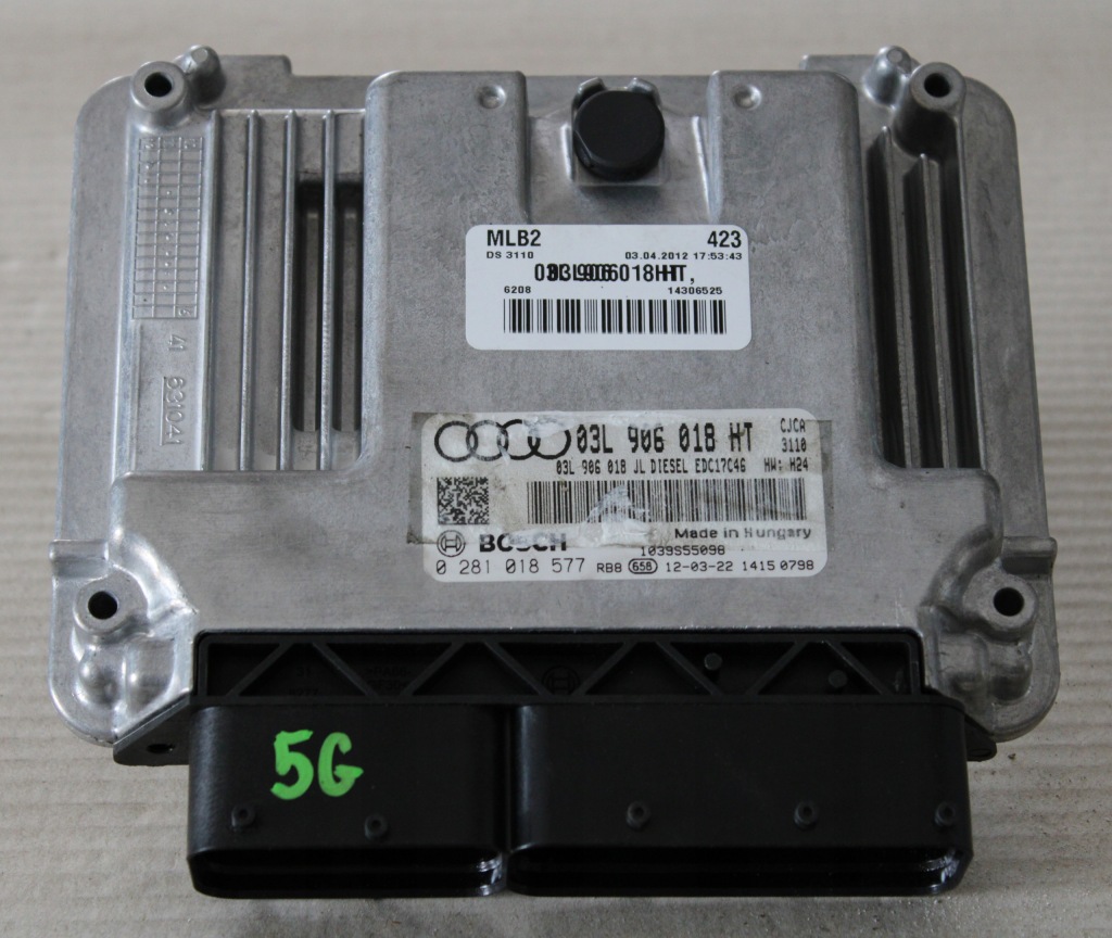 фото №1, Audi бортовий комп'ютер двигуна 03l906018ht 0281018577