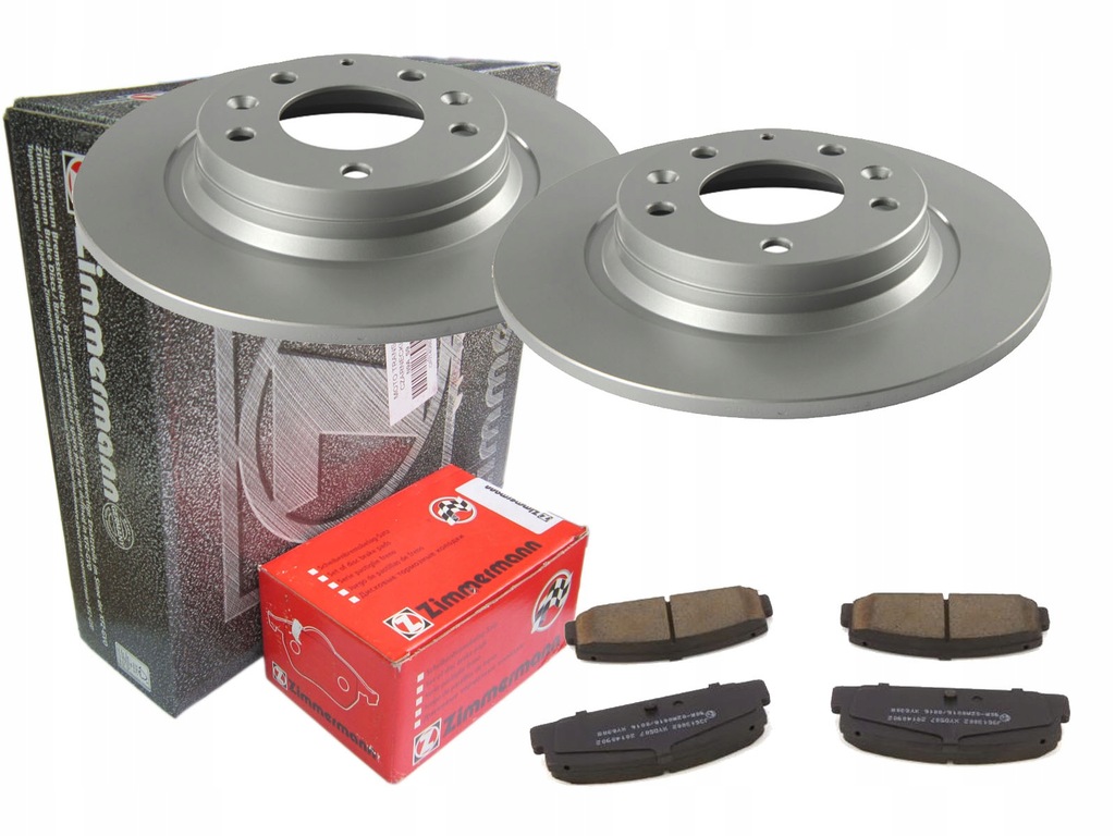 фото №1, Гальмівні диски + гальмівні колодки zimmermann задня mazda 6 gg gy gh