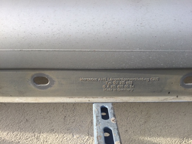 Молдинг на порог amg левая правая mercedes cl w215 Оригинал