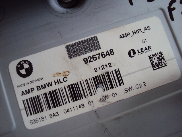 фото №6, Підсилювач аудіо hifi bmw 1 f20 f21 9267648