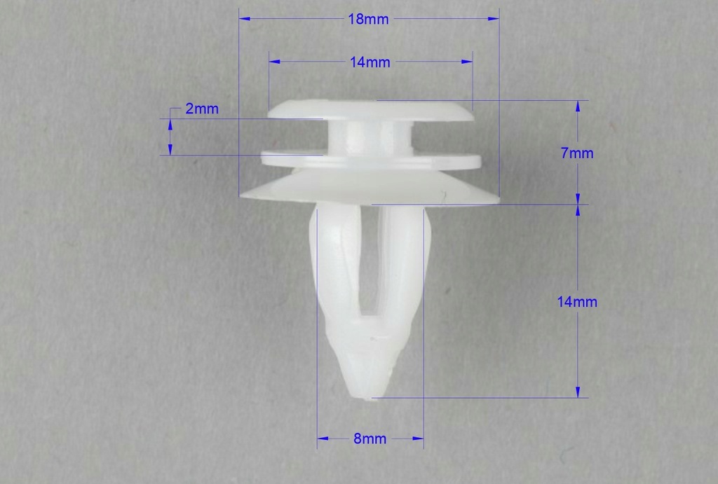 фото №2, Кліпса штифт оббивка двері do mini f54 f55 f56 f60 r50 r53 r55 r56 r60 61
