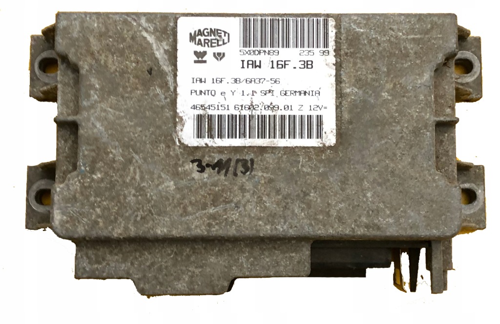 фото №1, Ecu fiat punto 1.1 46545151 iaw 16f.3b