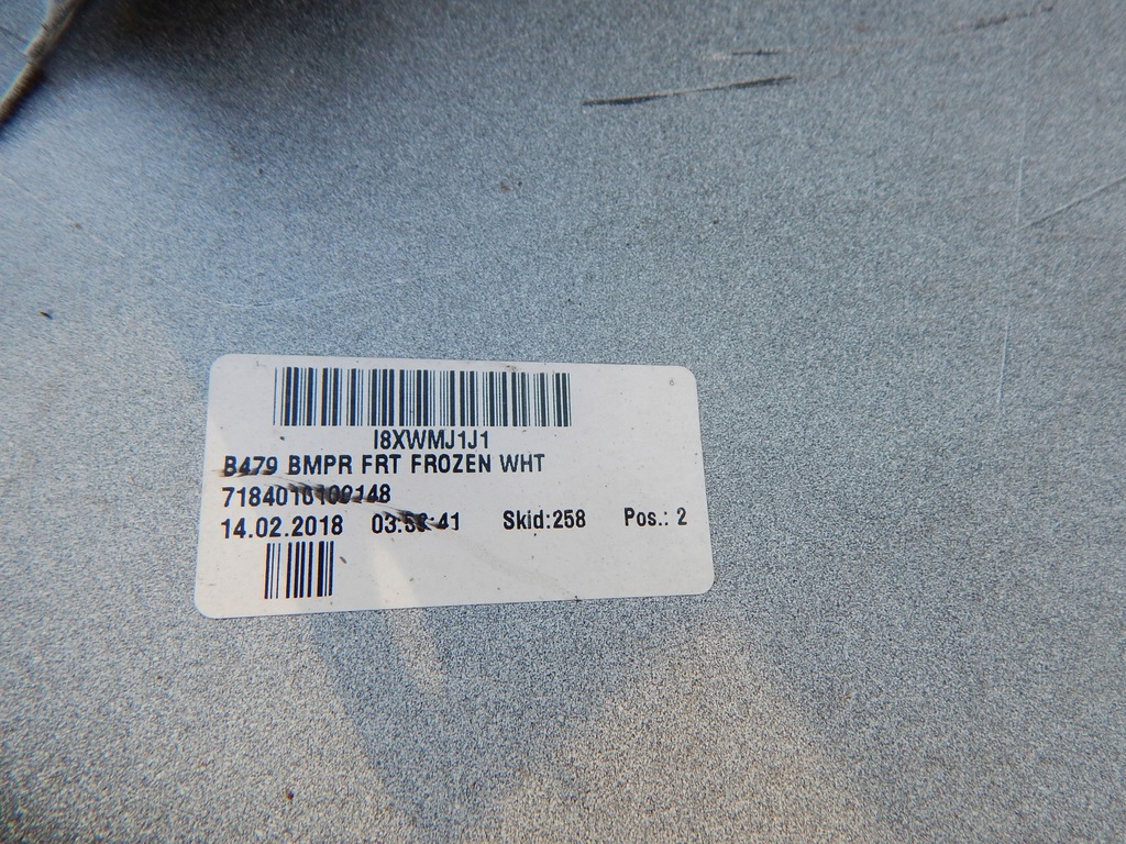 фото №9, Ford fiesta mk8 17- бампер передній перед