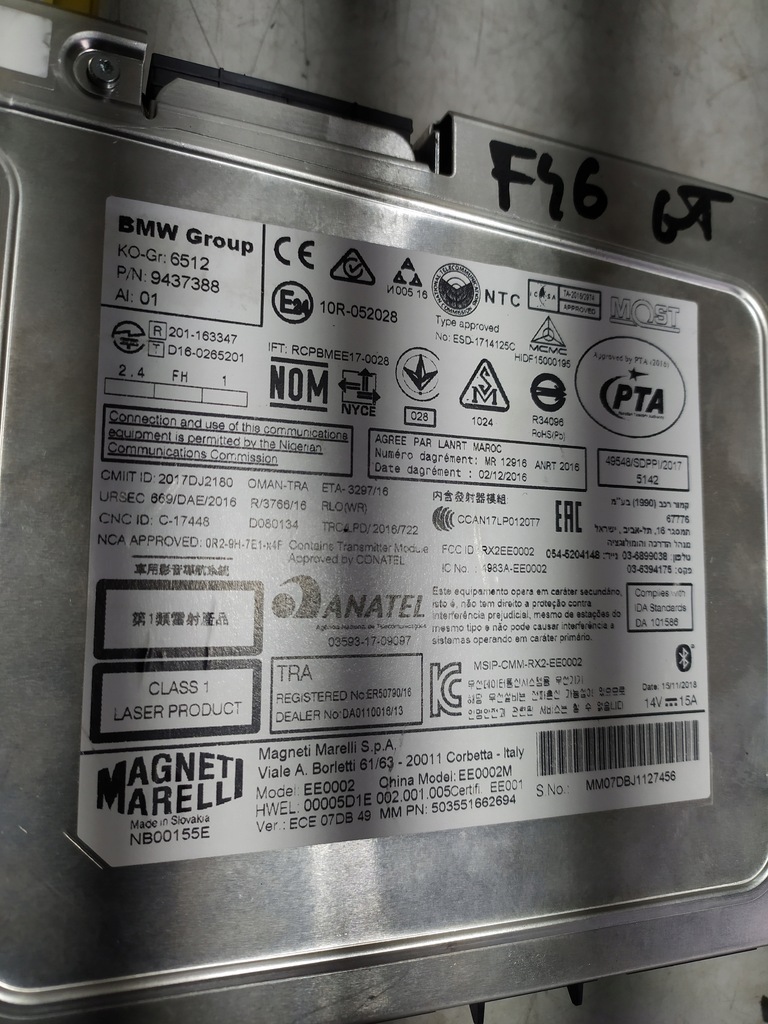 фото №2, Bmw 2 f46 радіо навігація панель i drive