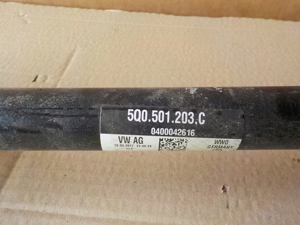 фото №4, Vw t-roc 2.0tsi приводной вал левая задняя 5q0501203c