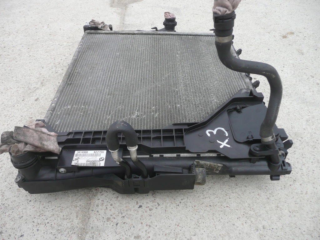 фото №4, Bmw x3 e83 3,0d радиатор wody кондиционера гидроусилителя.