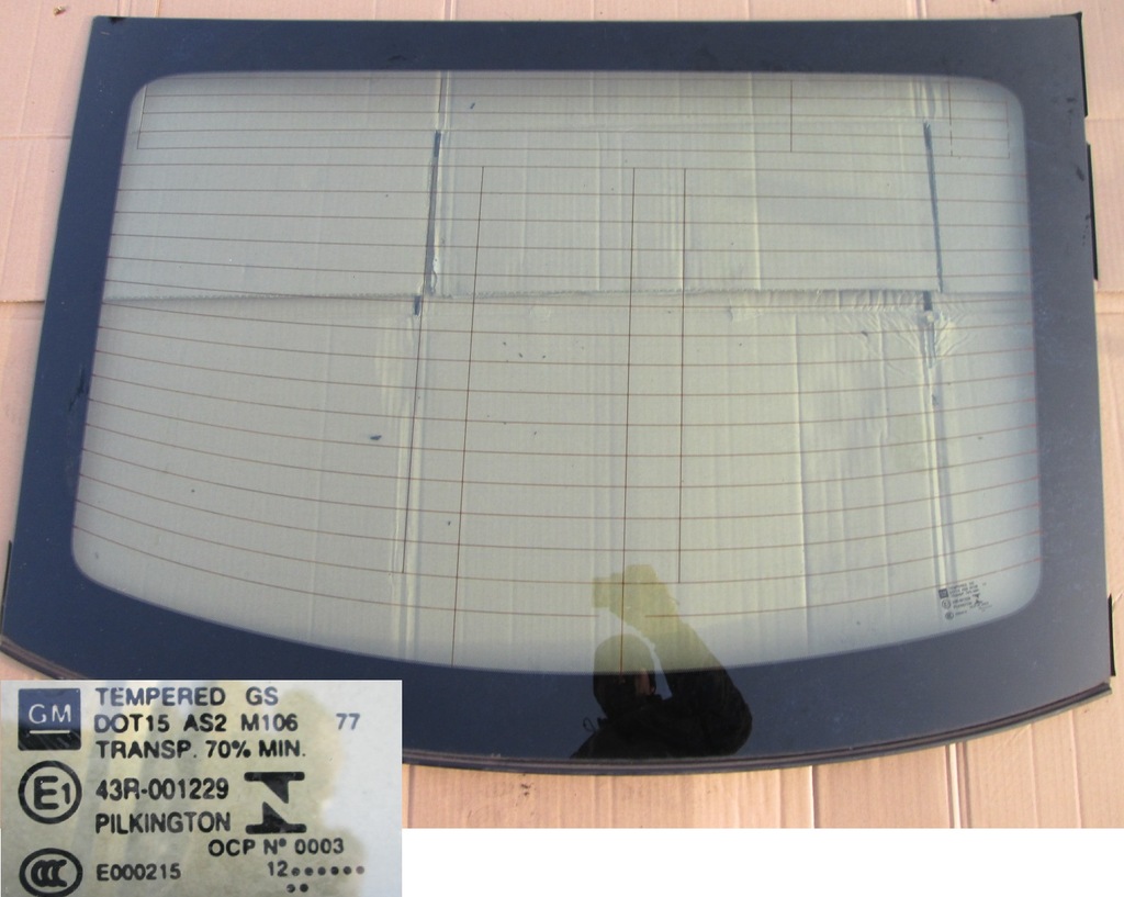 фото №1, Chevrolet camaro запчасти 2012 стекло задняя задняя