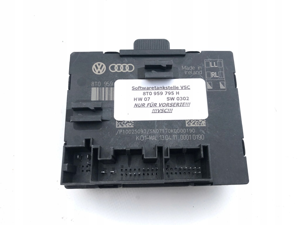 фото №1, Блок керування модуль двері 8t0959795h audi a4 s4 b8 8k