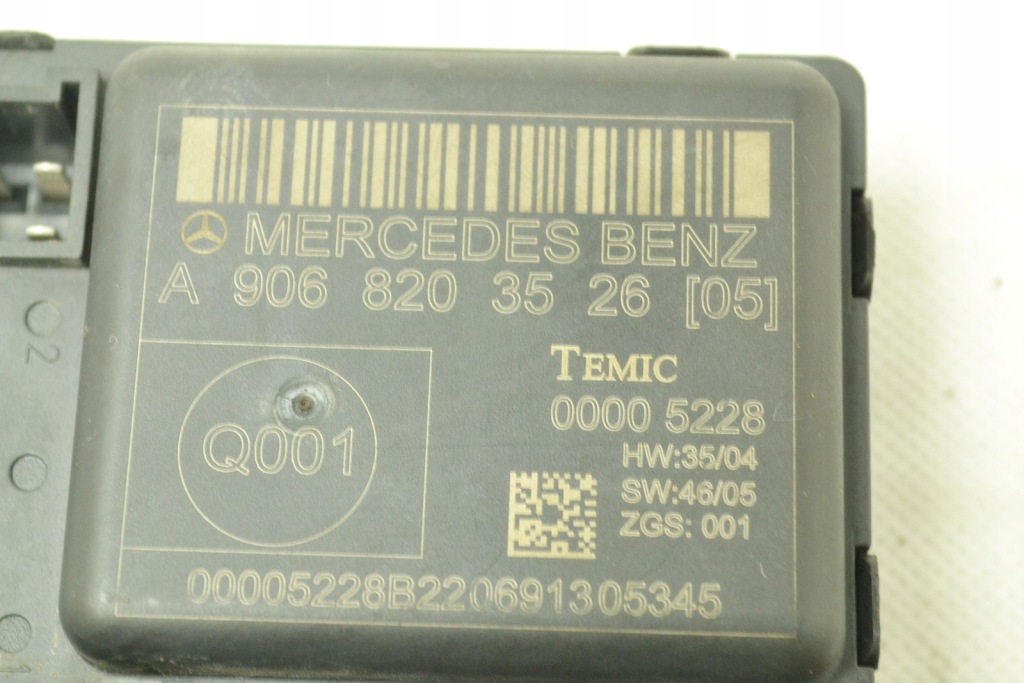 фото №3, Vw crafter mercedes sprinter модуль дверь левый a9068203526 05