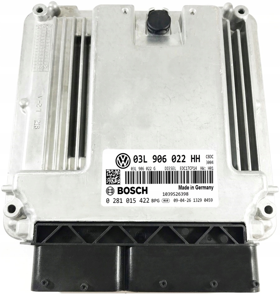 фото №1, Ecu vw tiguan 03l906022hh 0281015422 plug&play