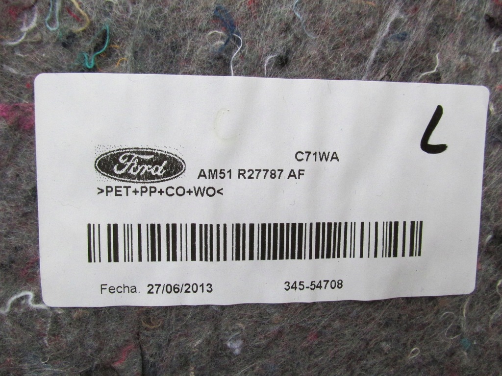 фото №5, Шумоізоляція підкрилок багажника c-max mk2 2013 rok