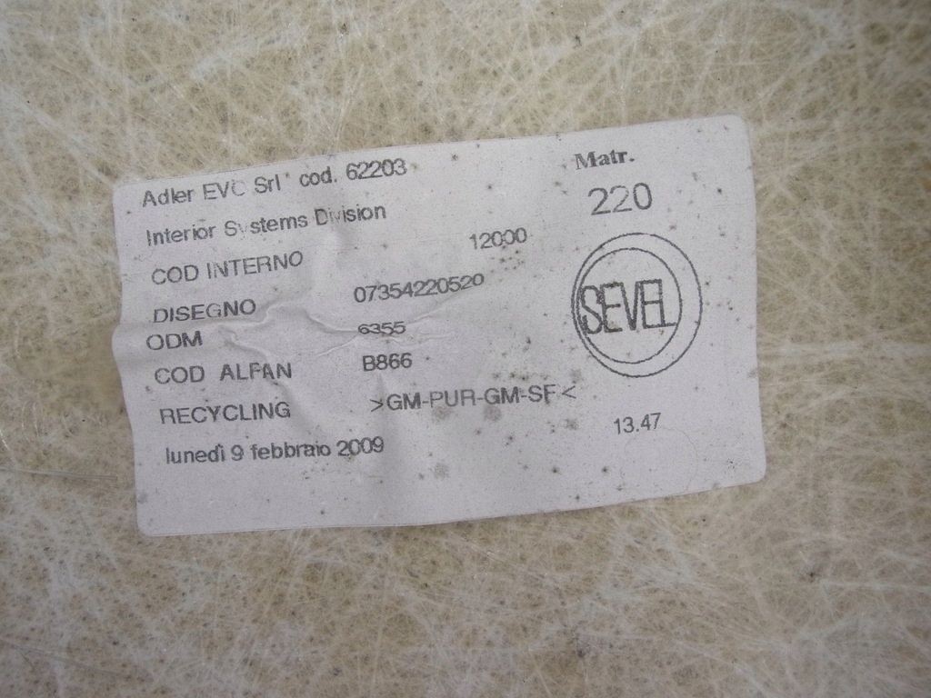 фото №8, Потолок fiat ducato iii 3 boxer jumper 06- eu