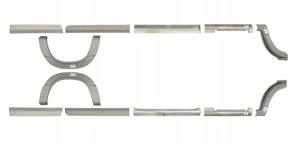 фото №1, Sprinter vw lt 95-06 max порог ремкомплект подкрылок оцинковка kpl