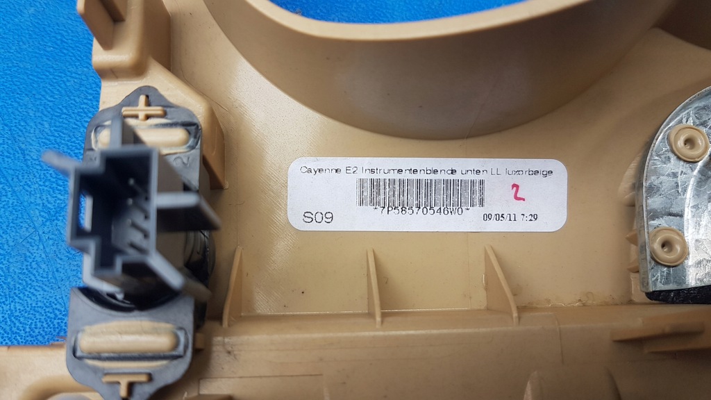 фото №6, Защита приборы счетчик колонки porsche cayenne 7p5