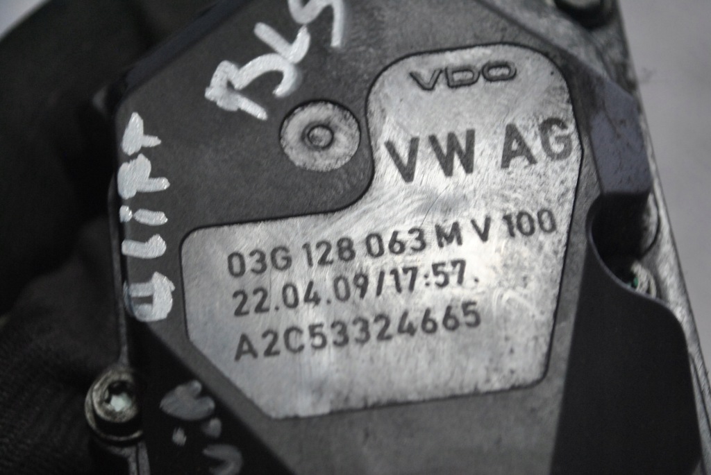 фото №3, Дроссельная заслонка 1.9 tdi bls skoda octavia ii lift