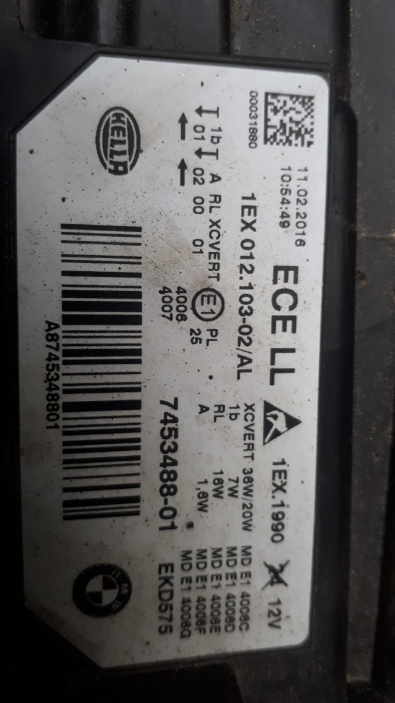 фото №6, Bmw 3 f30 f31 lift full led лампа передняя kpl