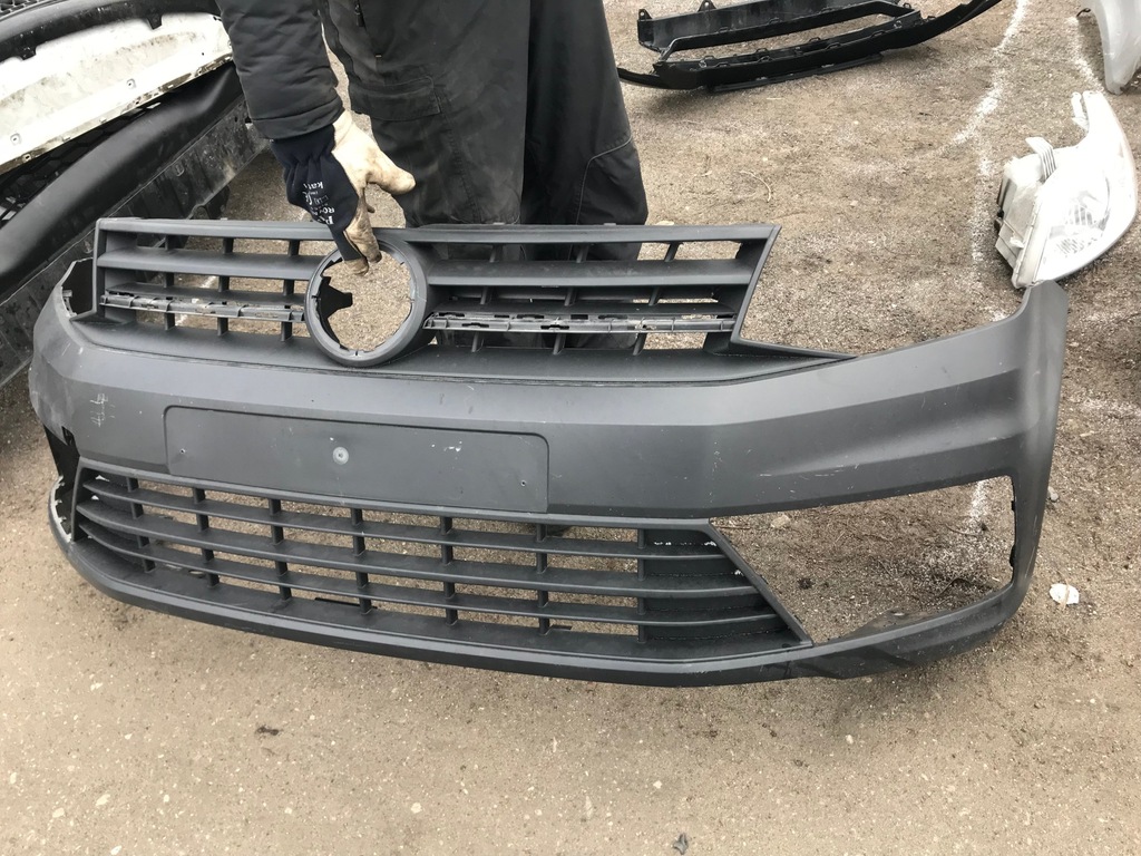 фото №5, Vw caddy iii 3 бампер передній оригінальний