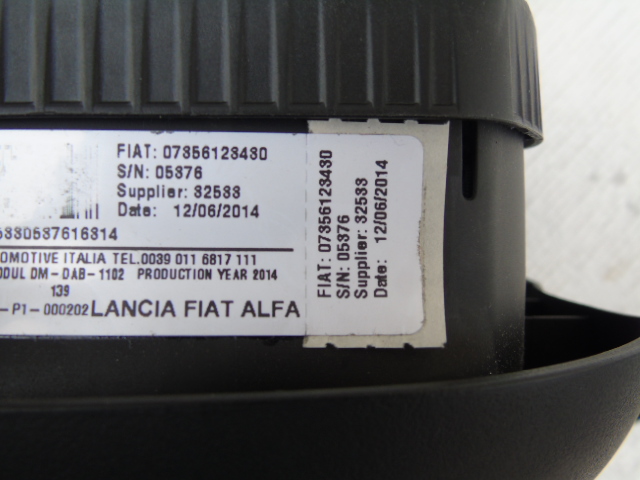 фото №5, Fiat panda iii 3 подушка безопасности подушка водителя