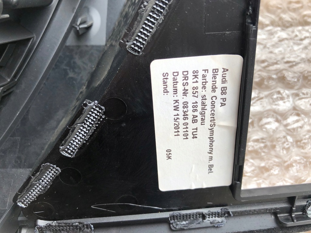 фото №5, Audi a4 b8 панель прилади 8k1857186ab tu4 екран 6,5