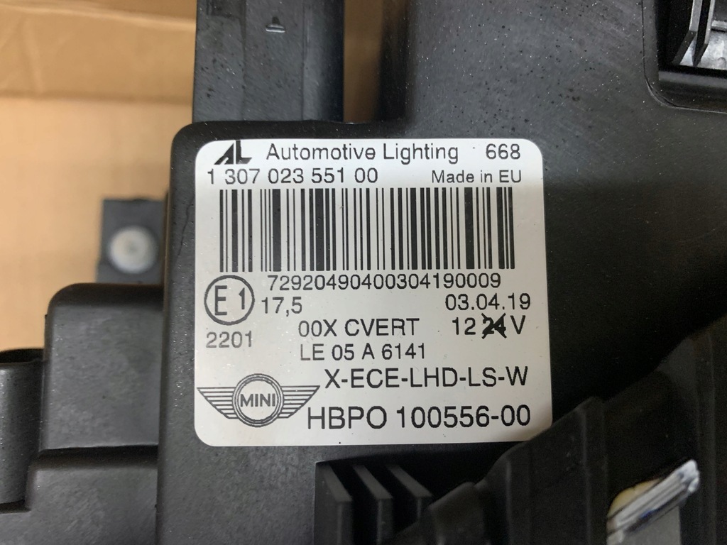 фото №2, Mini r55 r56 r57 левая лампа ксенон поворотная