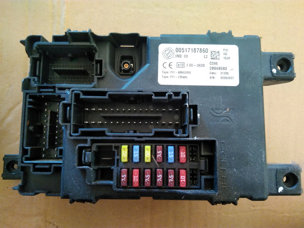фото №1, Модуль bsi fiat grande punto 00517187860