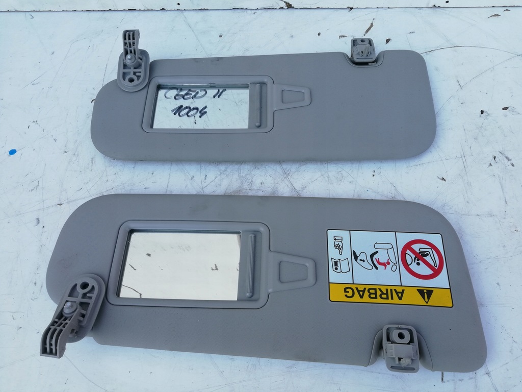 фото №1, Kia ceed ii 2 12-15 защита солнечная солцезащитный козырёк