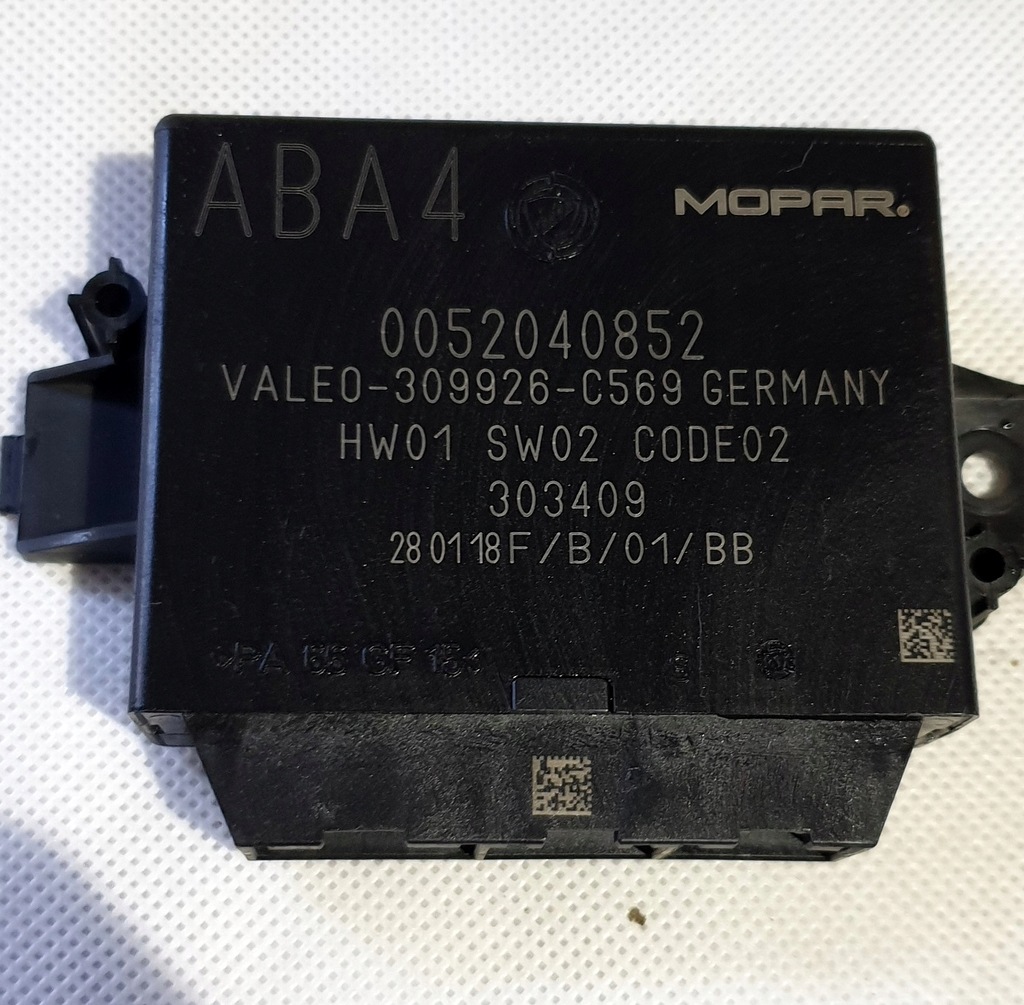 фото №1, Fiat 500 abarth модуль pdc 0052040852