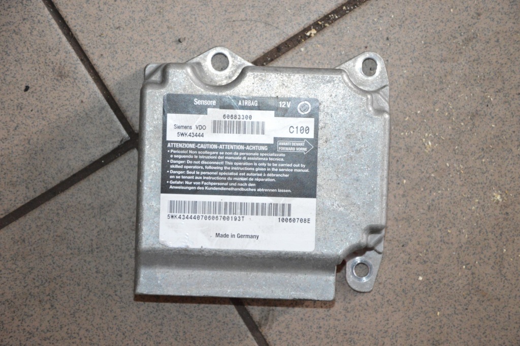 фото №1, Блок управления air bag alfa romeo gt 60683300