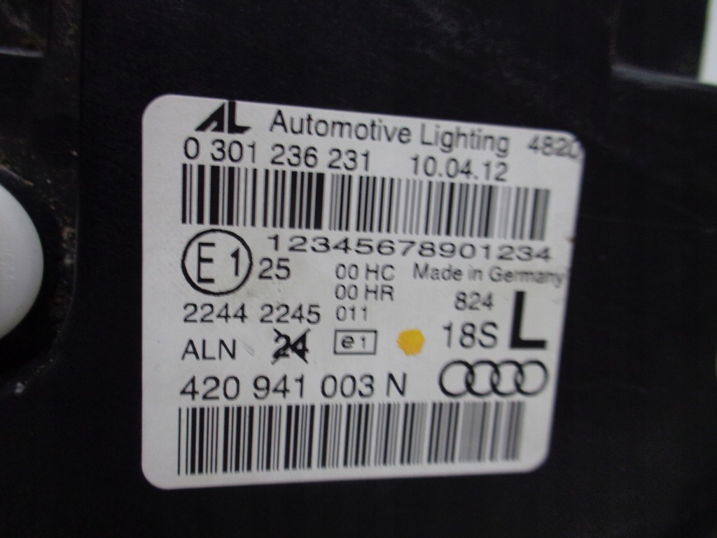 фото №9, Лампа ліва фара audi r8 420 08-12 full led