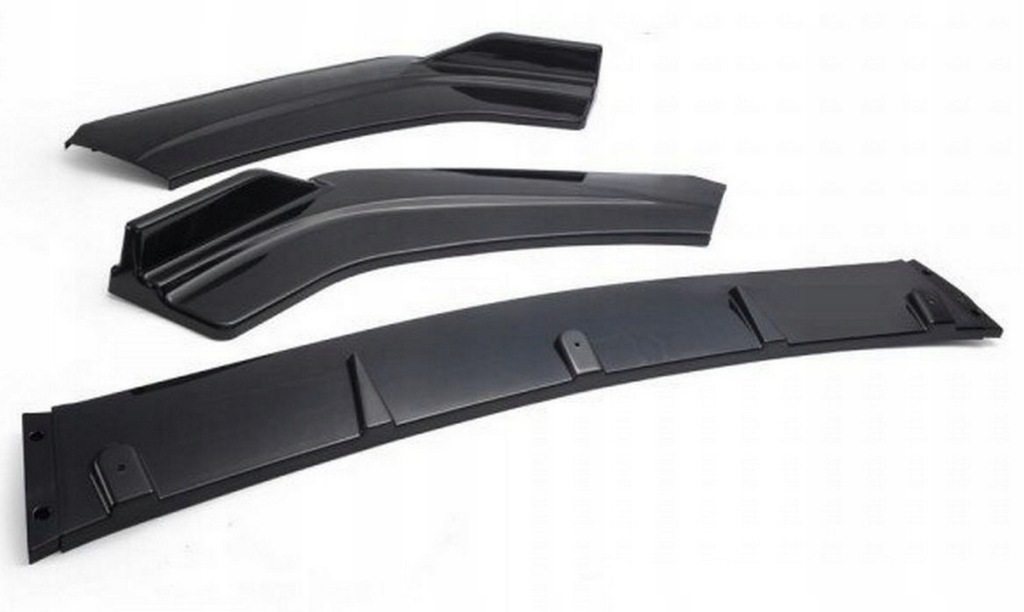 фото №1, Сплиттер передний бампера универсальный спойлер накладка 3 запчасти