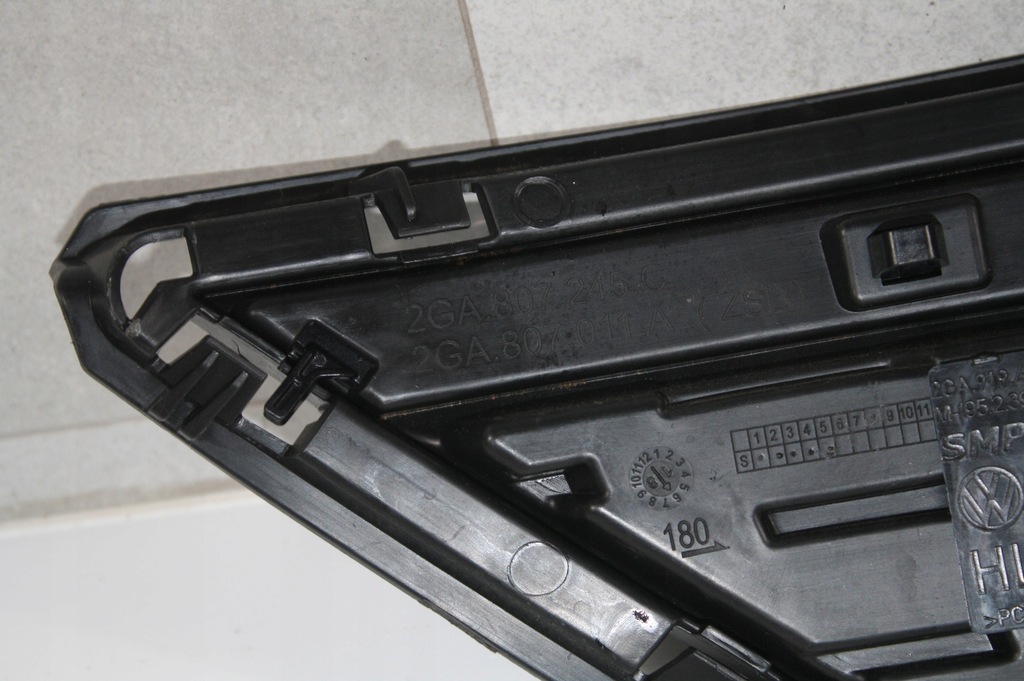 фото №3, Vw t-roc решётка бампера левый задняя 2ga807245