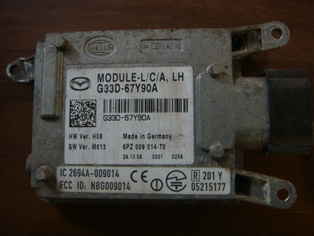 фото №1, Mazda 6 08-12 gh модуль света g33d-67y90a