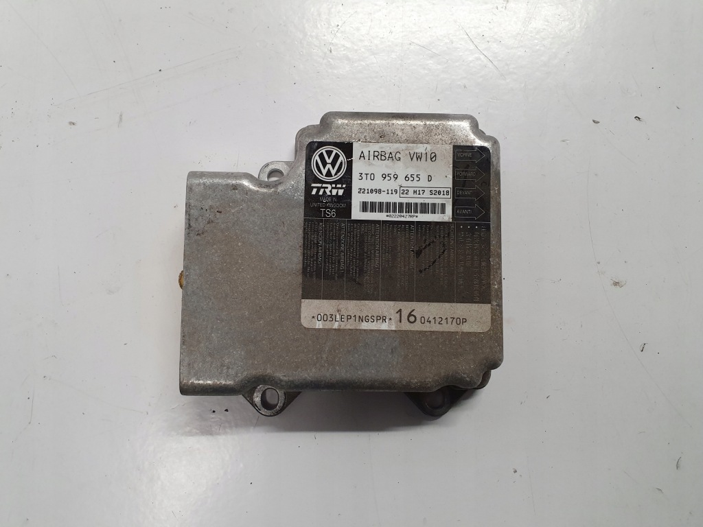 фото №1, Skoda superb ii модуль датчик подушка безопасности 3t0959655d