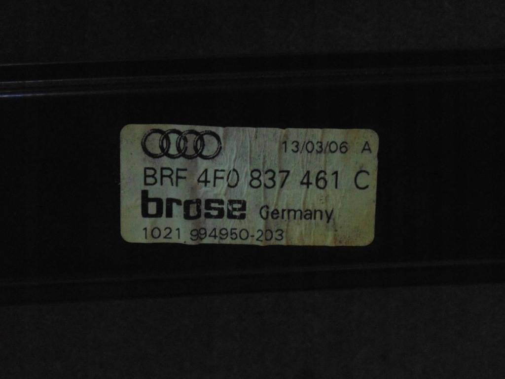 фото №6, Підйомник скло audi оригінальний номер 4f0837461c