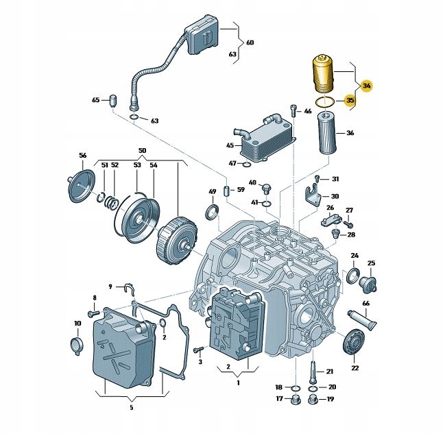 фото №1, Корпус фильтра масла audi q3 12-