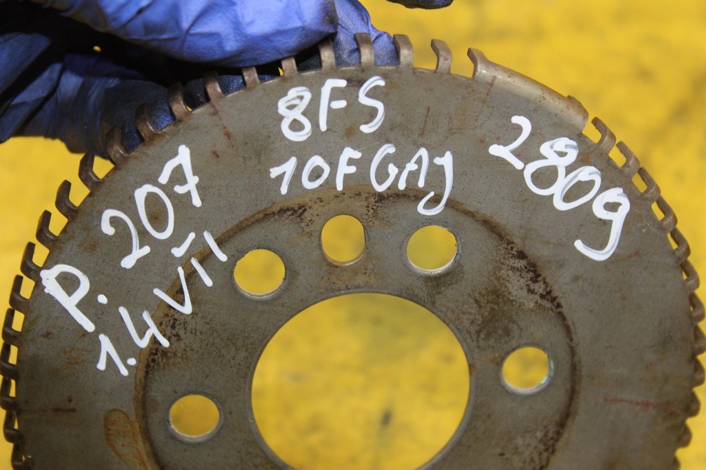 фото №6, Колесо зубчасте вала peugeot 207 1.4vti 8fs v754005180