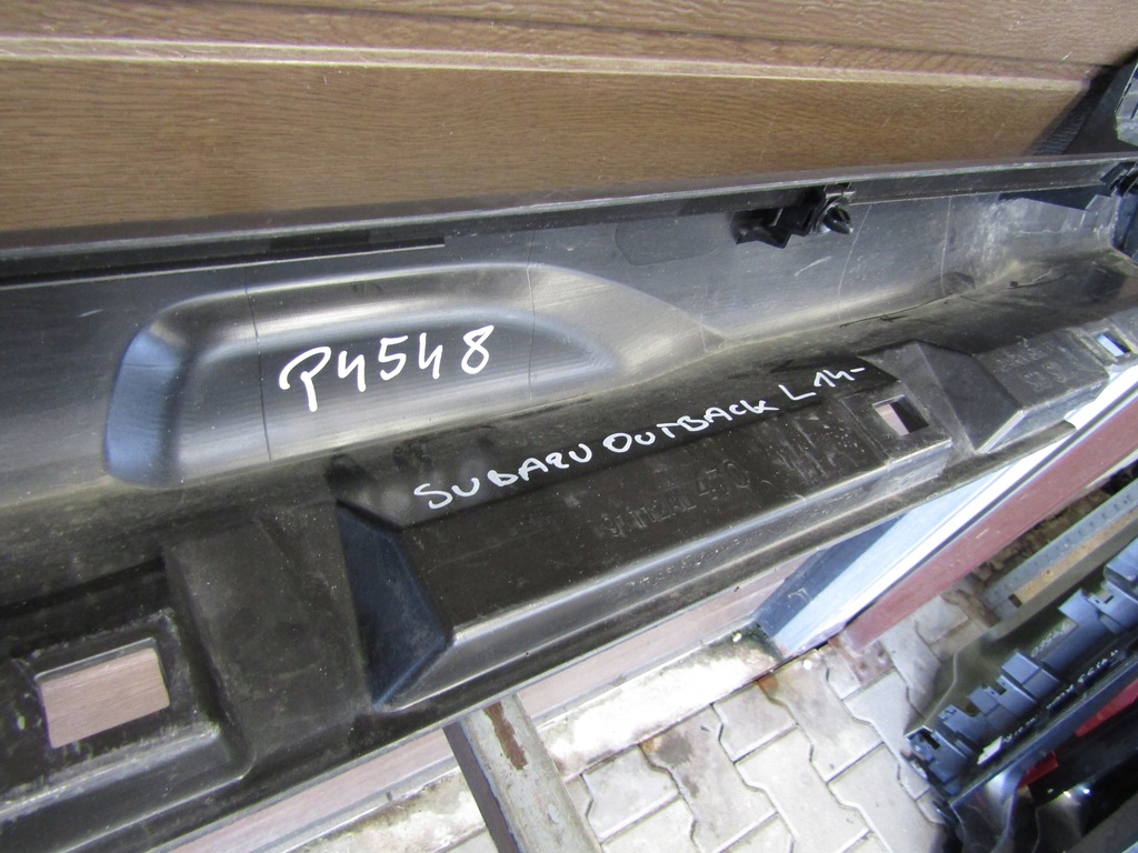 фото №8, Молдинг порог левая subaru outback v 14- накладка