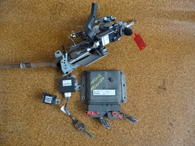 фото №4, Mitsubishi outlander 11r бортовий комп'ютер замок запалювання ключ