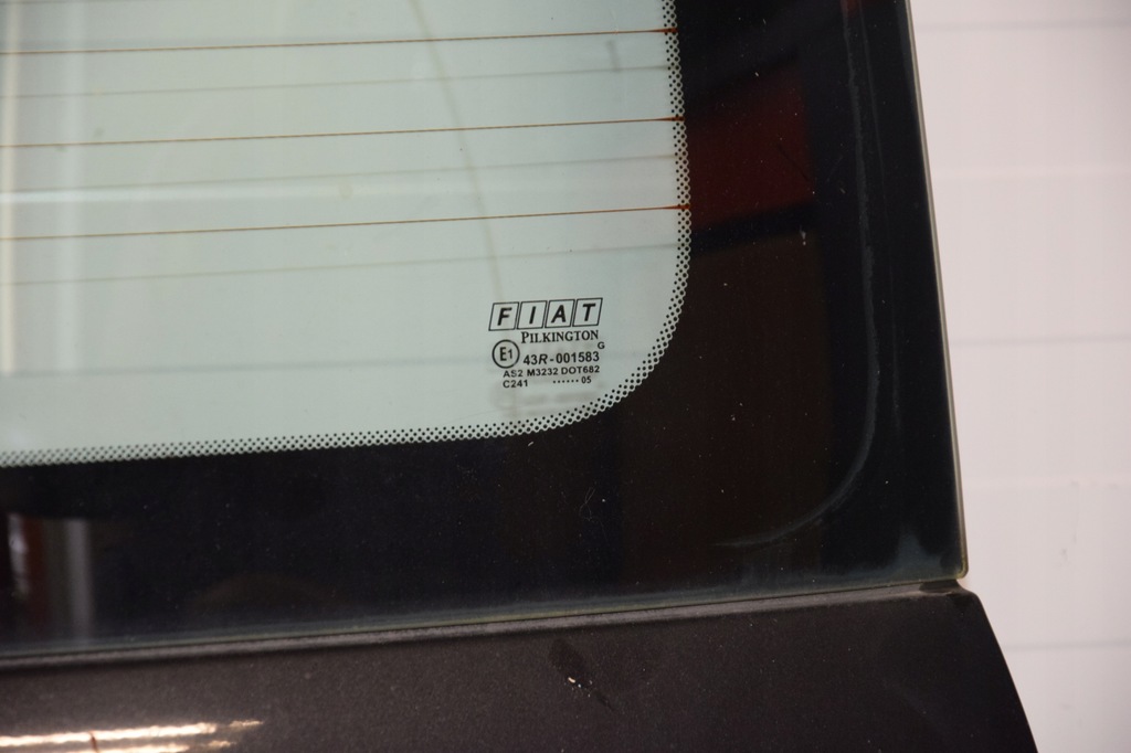 фото №8, Fiat panda кришка багажника багажника kpl скло 632