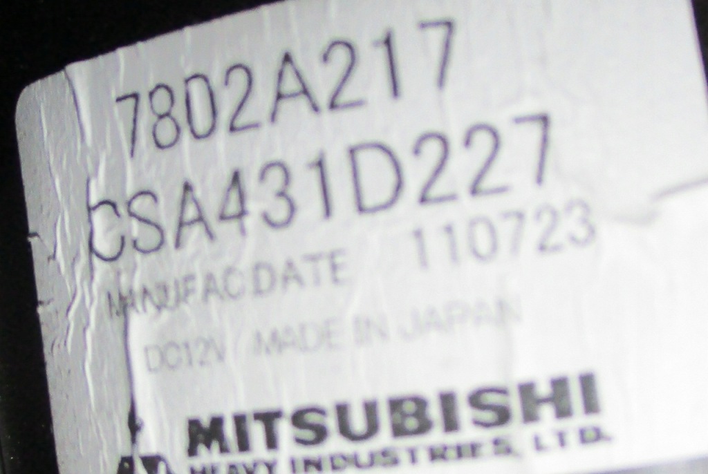 фото №3, Mitsubishi asx повітродувка вентилятор 7802a217 10-