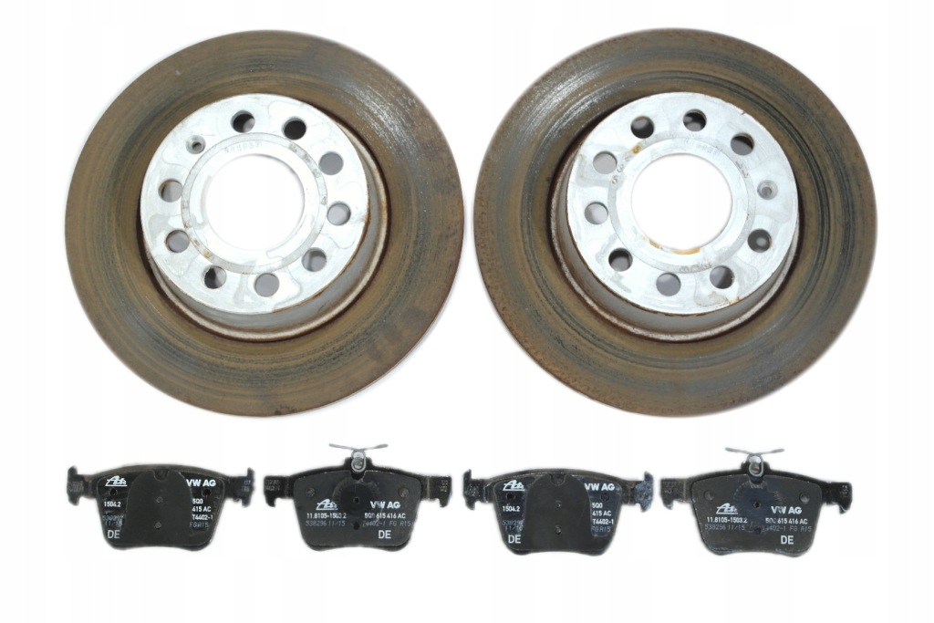 фото №1, Vw golf vii гальмівні диски гальмівні колодки задні комплект 270mm