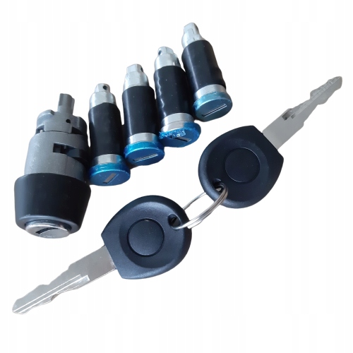 фото №1, Vw t-4 transporter nowa замок зажигания вкладыш замка зажигания + 4 вкладыши замки do дверь