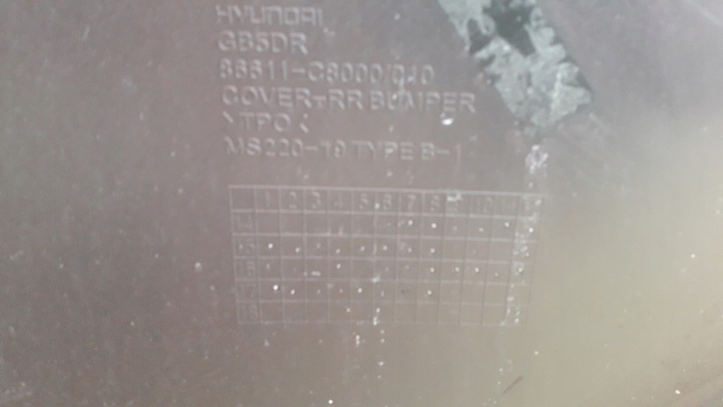 фото №11, Бампер hyundai i20 ii 14-18 задній задня 4xpdc