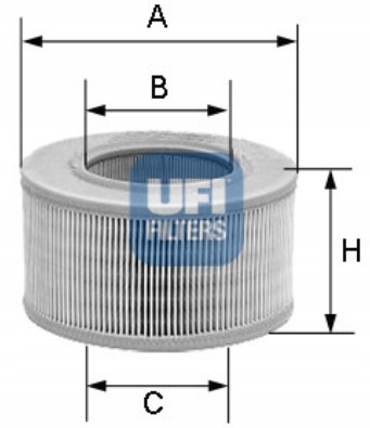 фото №1, Фильтр воздуха ufi ford escort fiesta orion 1.3