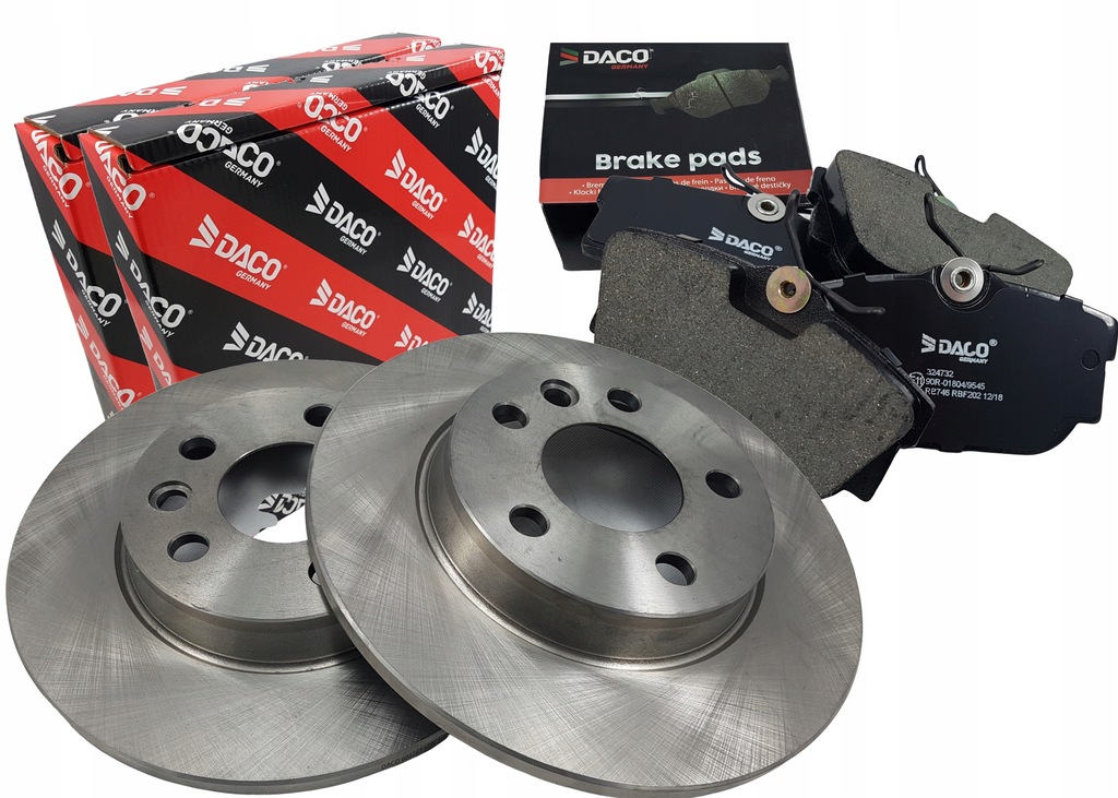 фото №1, Тормозные диски тормозные колодки задняя vw transporter iv t4 1996-2003